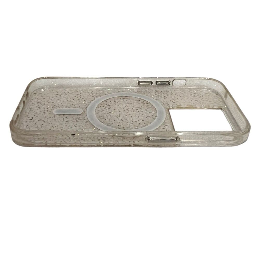iPhone 14 Pro Max Case Mate Glitter MagSafe Clear Sparkle Y2K Style Cover Case - Picture 4 of 9